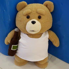 8 styles Movie Teddy Bear Ted 2 Plush Toys In Apron Soft Stuffed Animals Plush 45cm A birthday present for a good friend