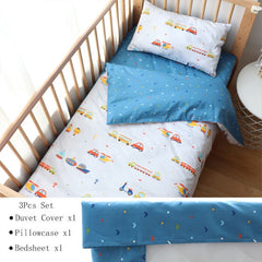 Baby Bedding Set Nordic Cotton Woven Baby Bed Linen For Newborns Kid Crib Bedding For Boy Girl Nersury Offer Custom Make Service