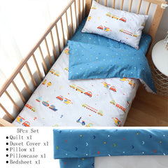 Baby Bedding Set Nordic Cotton Woven Baby Bed Linen For Newborns Kid Crib Bedding For Boy Girl Nersury Offer Custom Make Service