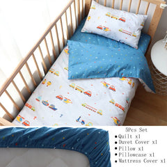 Baby Bedding Set Nordic Cotton Woven Baby Bed Linen For Newborns Kid Crib Bedding For Boy Girl Nersury Offer Custom Make Service