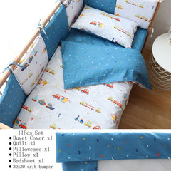 Baby Bedding Set Nordic Cotton Woven Baby Bed Linen For Newborns Kid Crib Bedding For Boy Girl Nersury Offer Custom Make Service