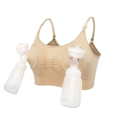 Nursing Bra/Pump Bra Hands Free Breast Feeding Pump Pumping Breastpump Maternity Nursing Bra Size S-XL