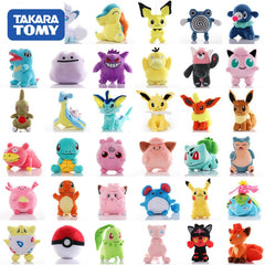 41 Styles TAKARA TOMY Pokemon Original Pikachu Squirtle Stuffed Hobby Anime Plush Doll Toys For Children Christmas Event Gift