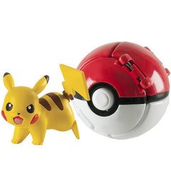 TOMY Pokemon Elf Ball Pikachu Pokeball Pocket Monster Variant Toy Action Figure Model Toys Kids Game Cosplay Toy Gift