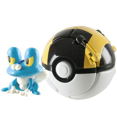 TOMY Pokemon Elf Ball Pikachu Pokeball Pocket Monster Variant Toy Action Figure Model Toys Kids Game Cosplay Toy Gift