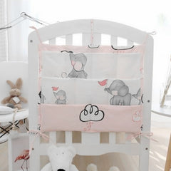 Baby Bedding Set 100%Cotton Cartoon Crib Bed Bumper Newborns Sheet Duvet Cover Child Bed Protector Baby Washable Cot Bedding Set