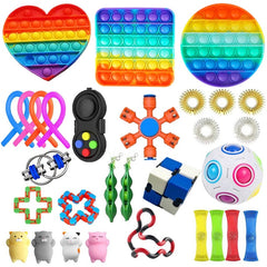 Fidget Toys Anti Stress Toy Set  Strings Marble Relief Gift for Adults Girl Children Sensory Stress Relief  Antistress Toys